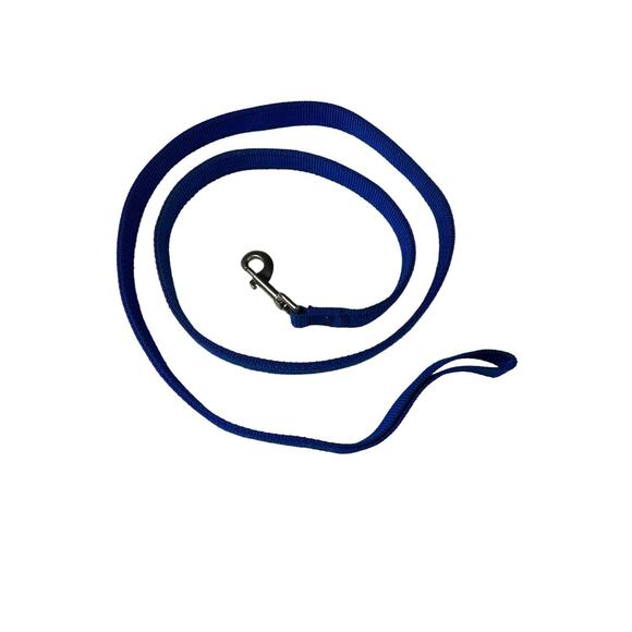 Blue Dog Leash 60” x 1” Heavy Duty Nylon Walking Training Pets - Picture 3 of 9